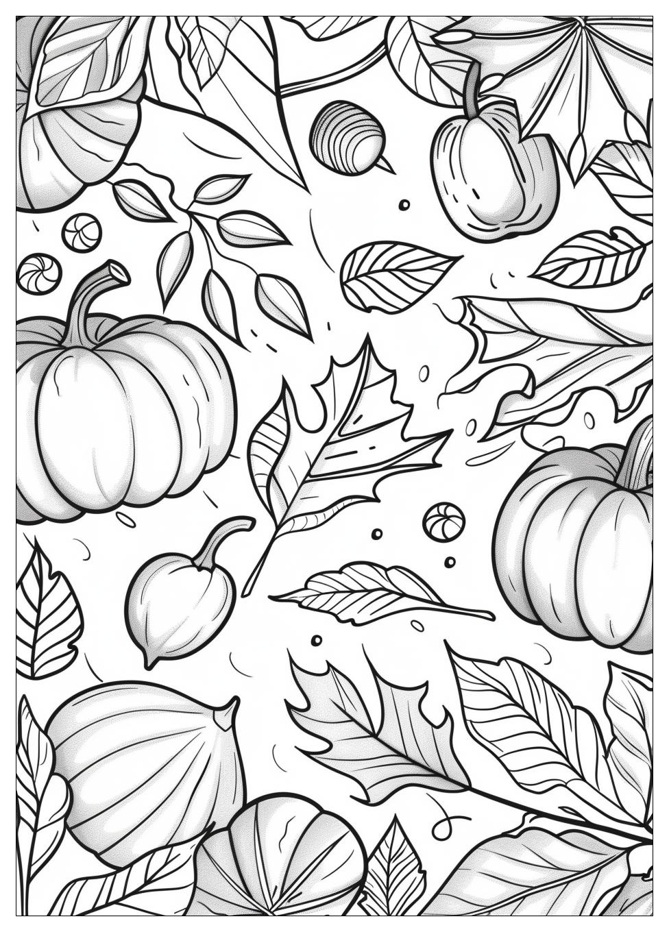 Fall coloring pages-5