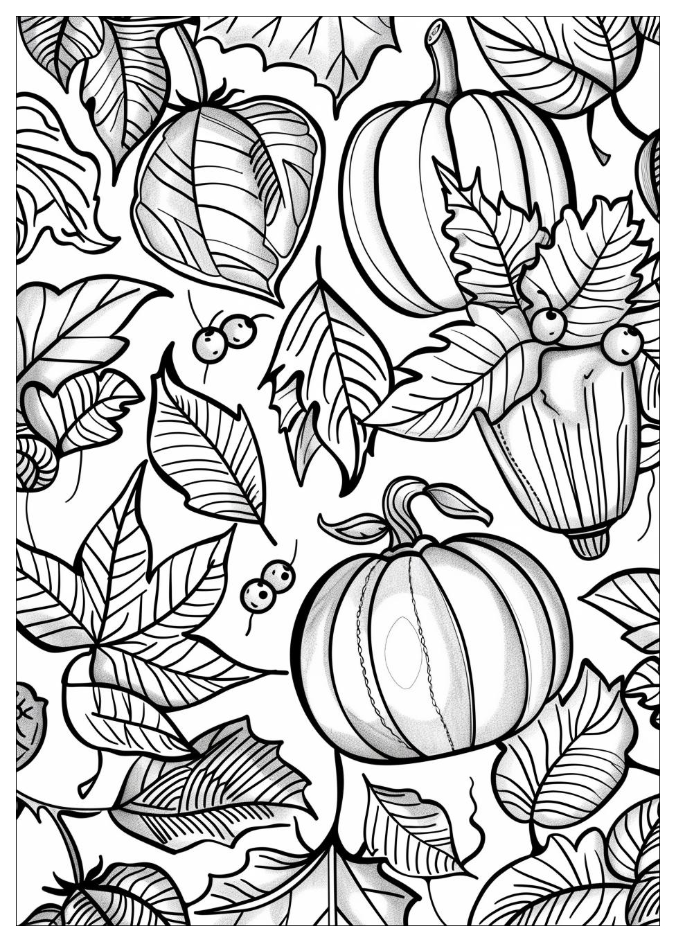 Fall coloring pages-9