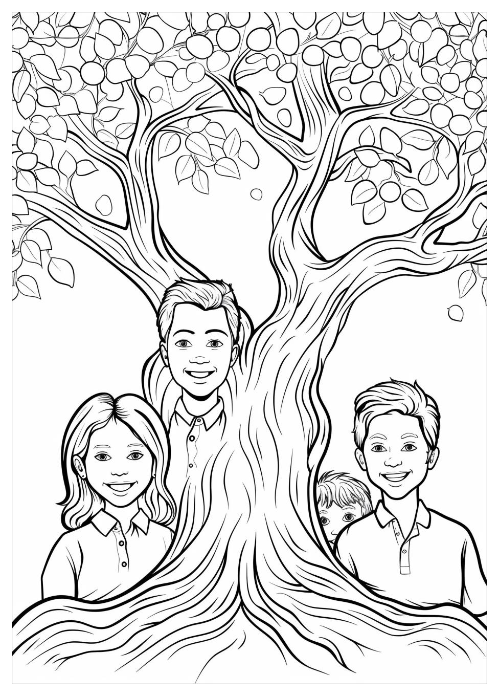 Family Tree Coloring Pages-11