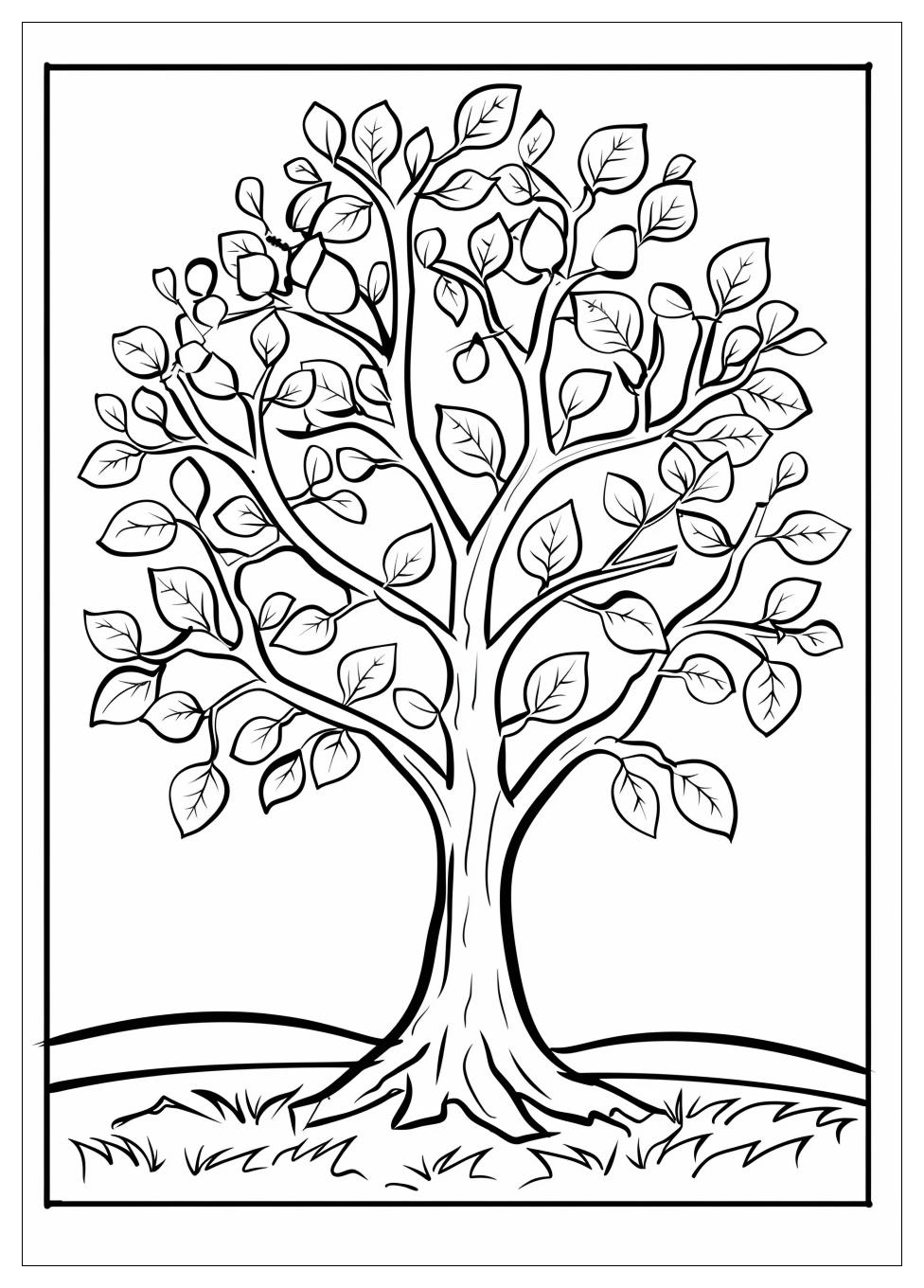 Family Tree Coloring Pages-3