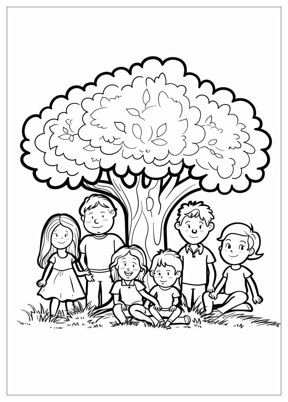 Family Tree Coloring Pages-6