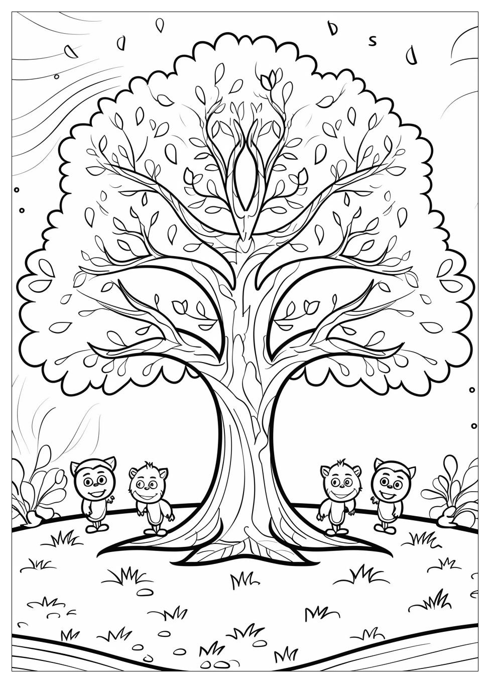 Family Tree Coloring Pages-7