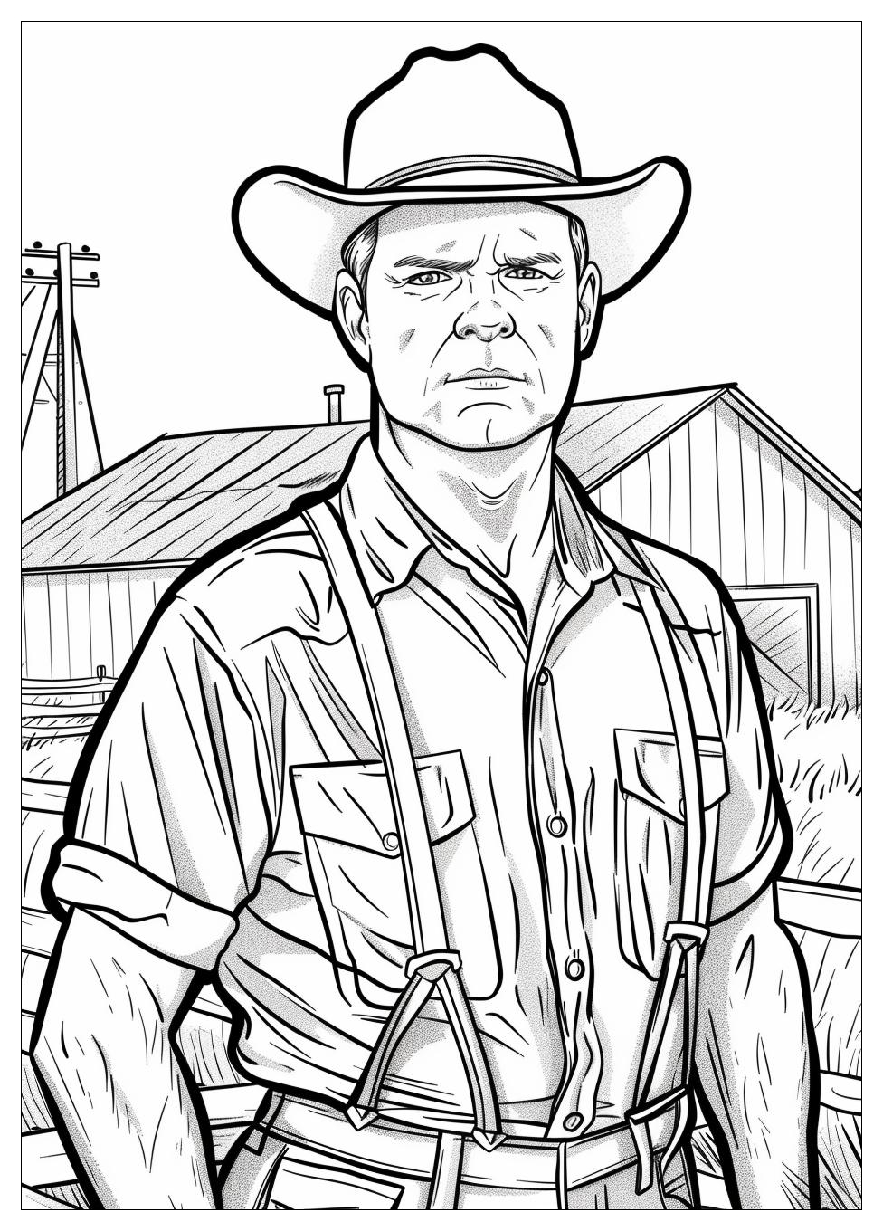 Farmer Coloring Pages-10