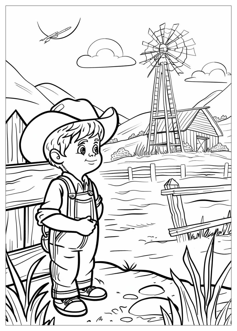 Farmer Coloring Pages-11