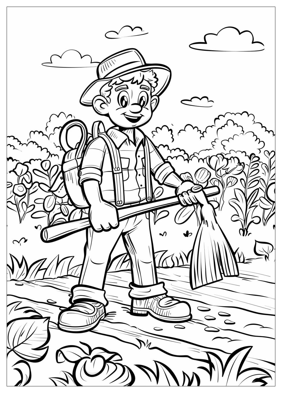 Farmer Coloring Pages-12