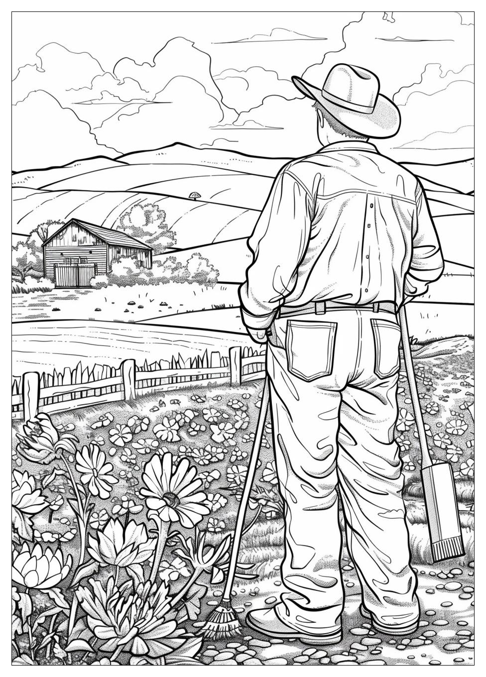 Farmer Coloring Pages-13