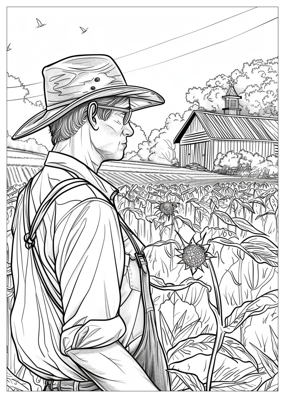 Farmer Coloring Pages-15