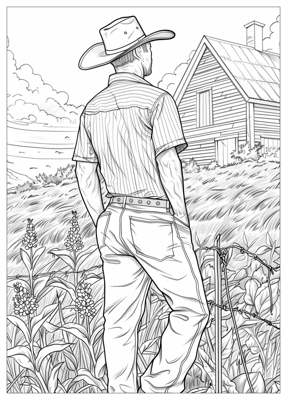 Farmer Coloring Pages-16