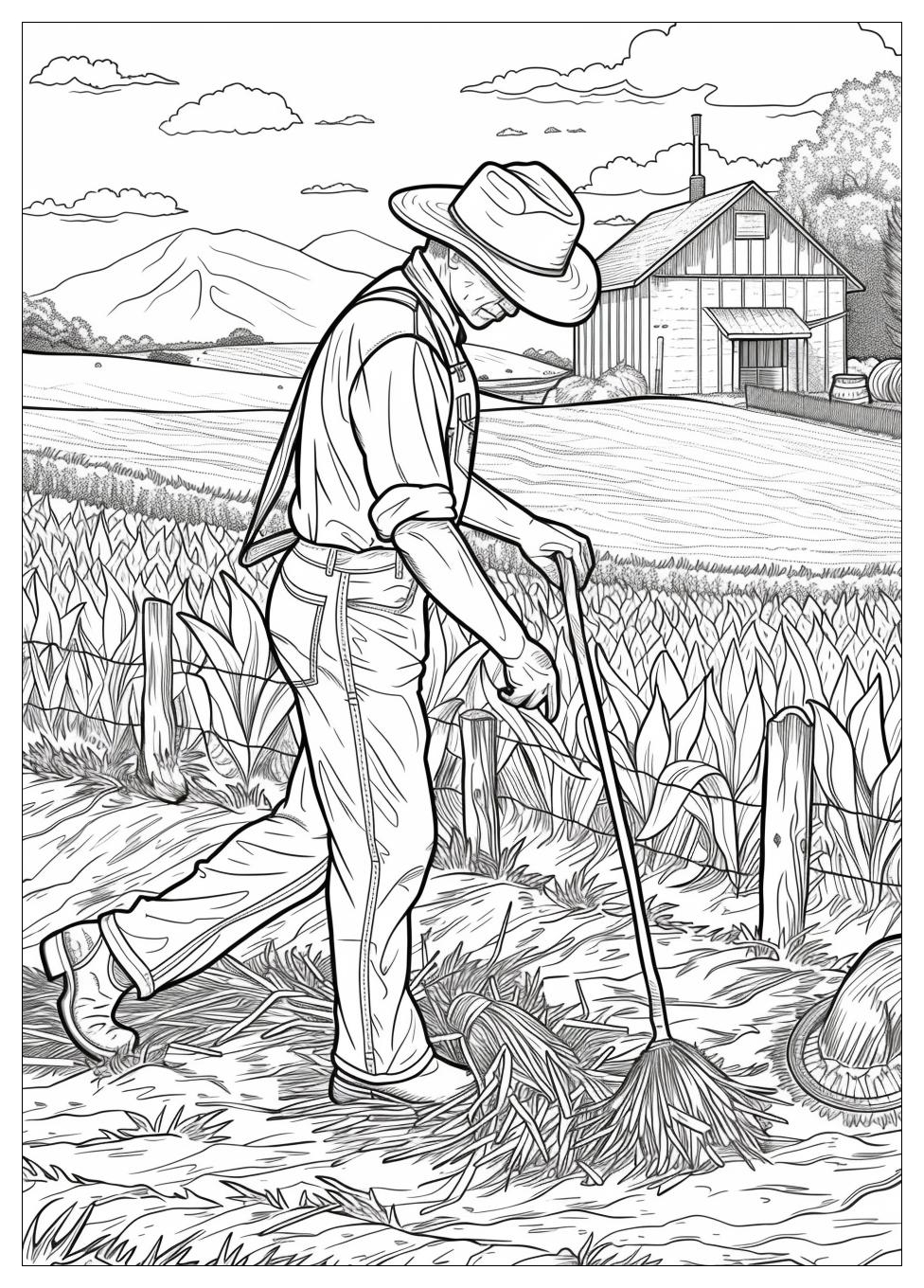 Farmer Coloring Pages-19