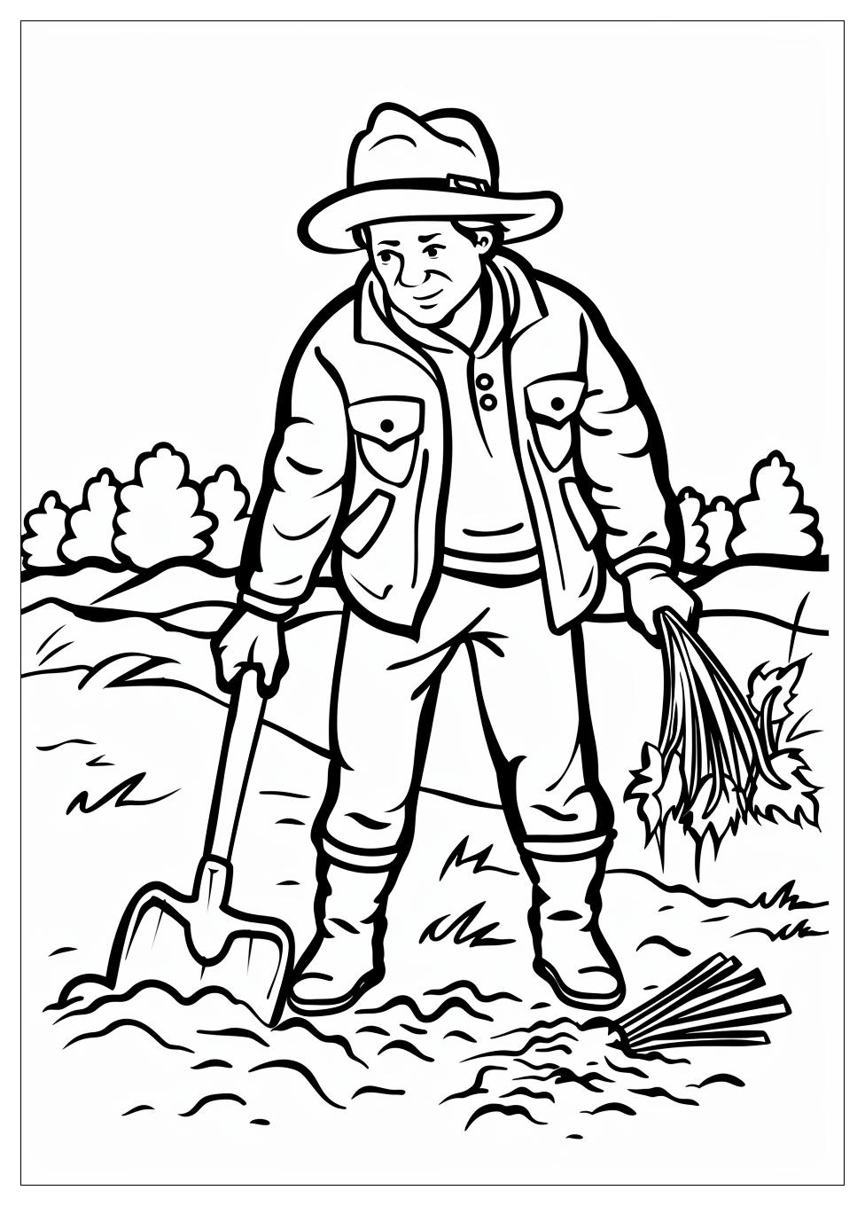 Farmer Coloring Pages-3