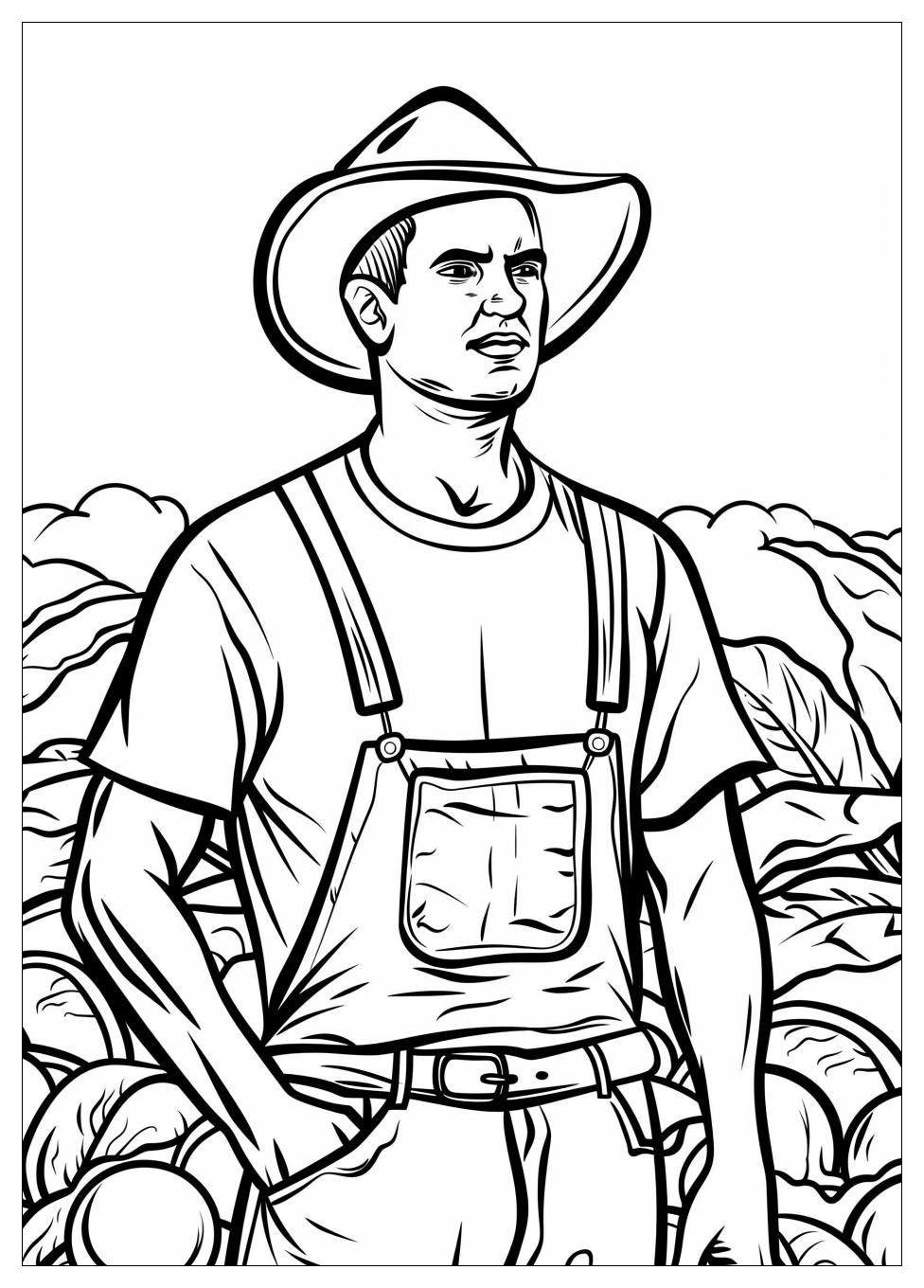 Farmer Coloring Pages-6