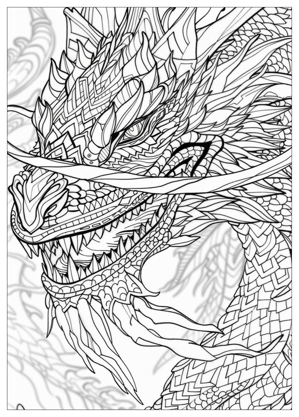 Fire Breathing Dragon Coloring Pages-20