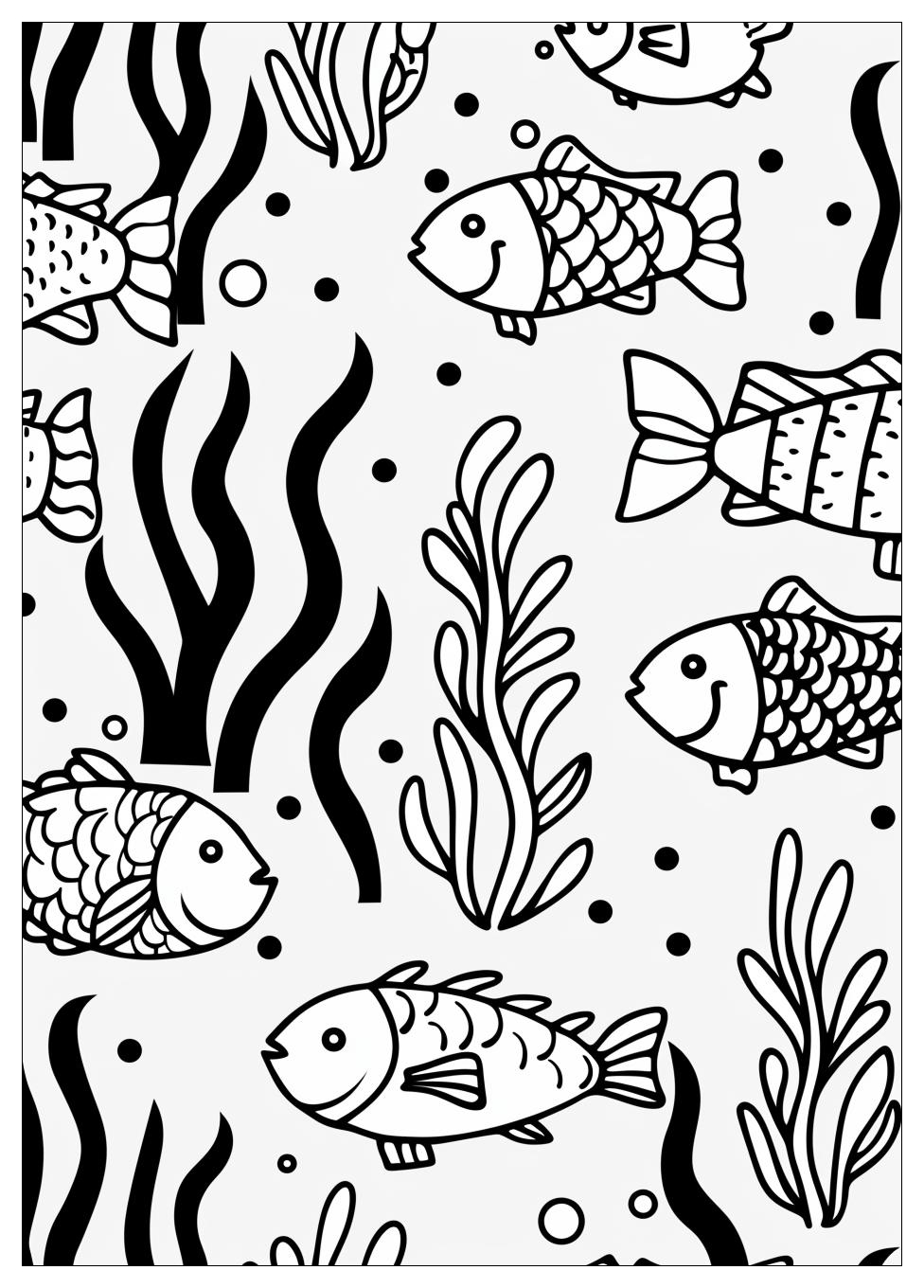 Fish Aquarium Coloring Pages-10