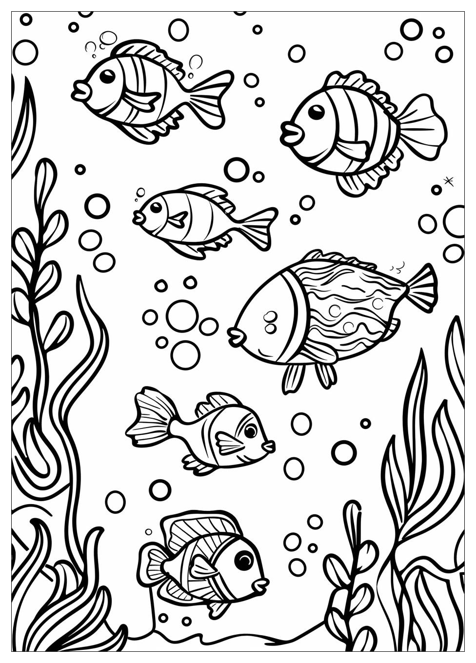 Fish Aquarium Coloring Pages-6