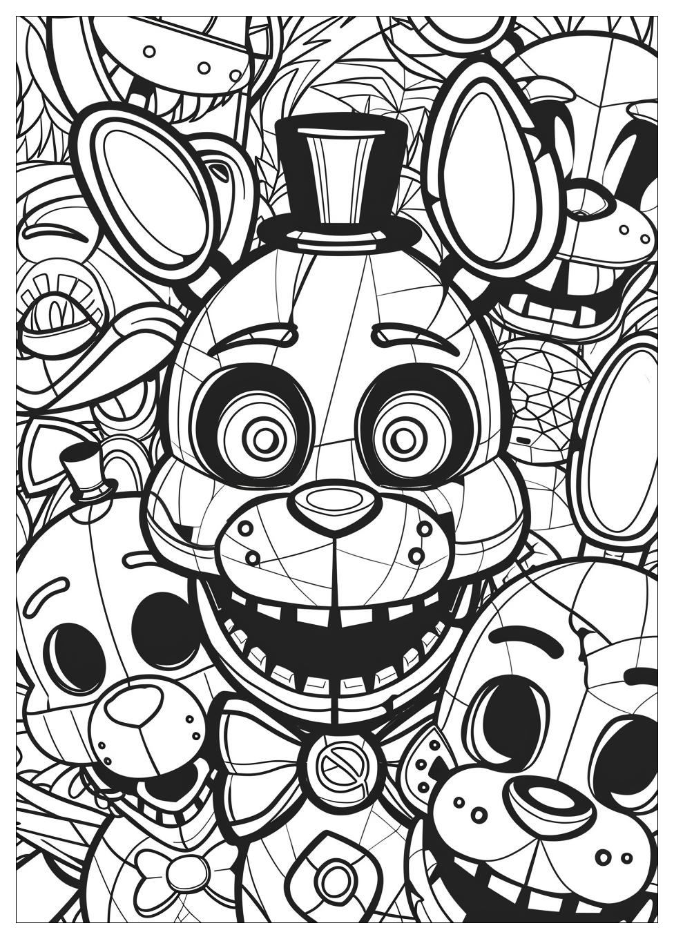 Five Nights At Freddys Coloring Pages-10