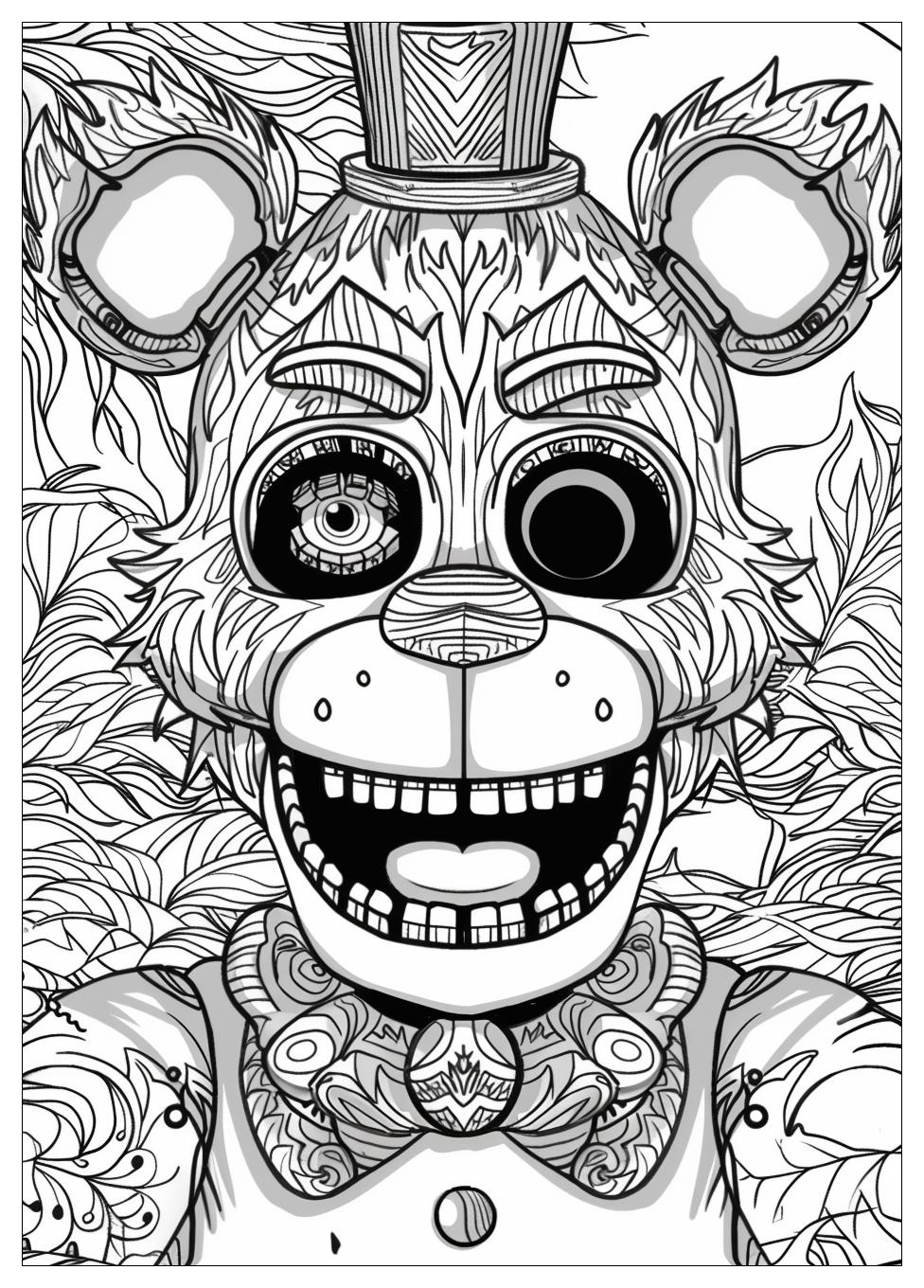 Five Nights At Freddys Coloring Pages-15