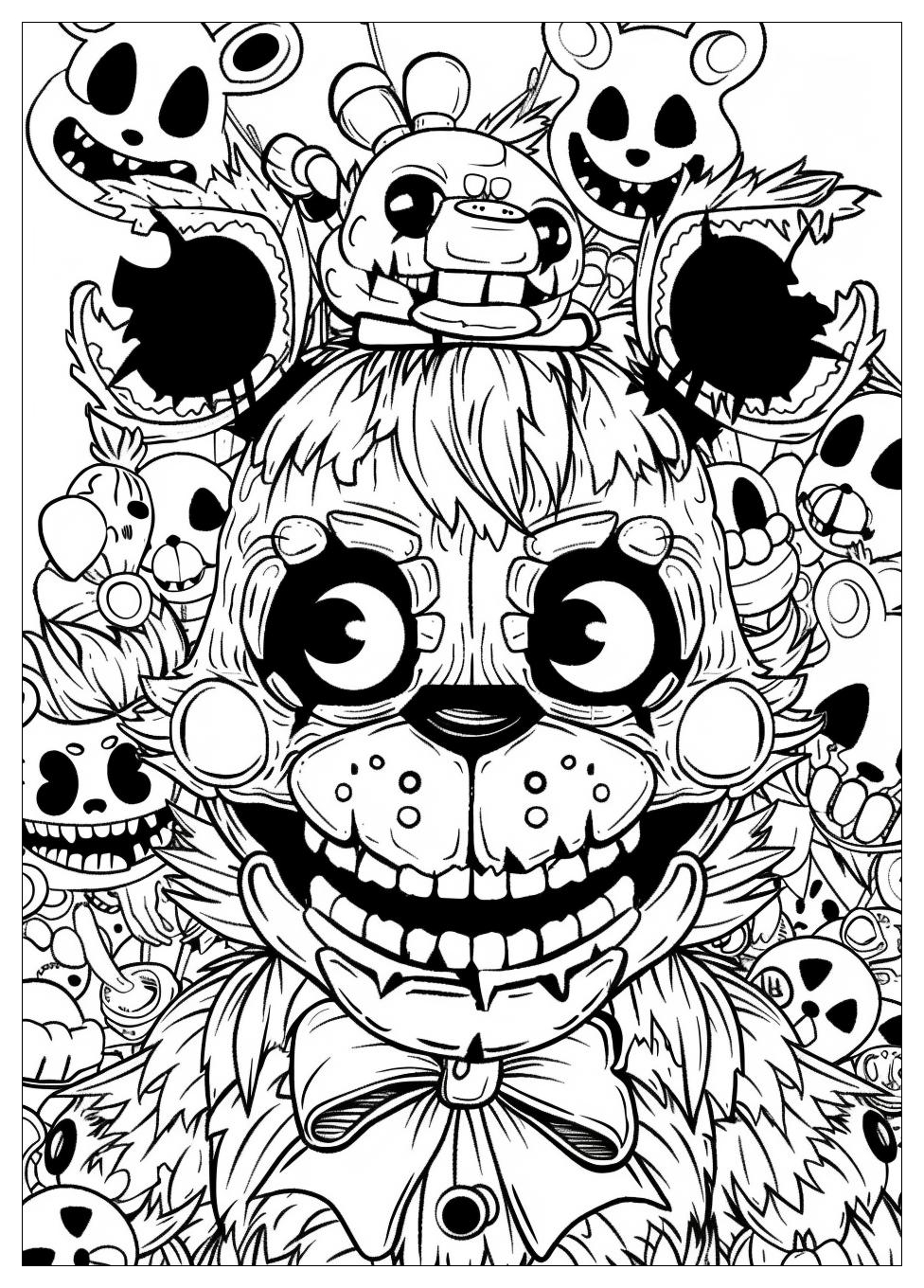 Five Nights At Freddys Coloring Pages-16