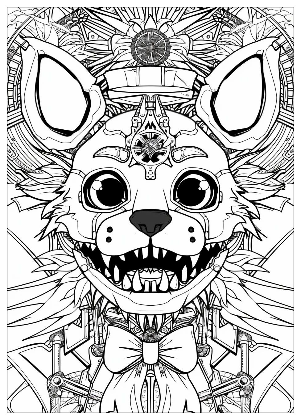 Five Nights At Freddys Coloring Pages-17