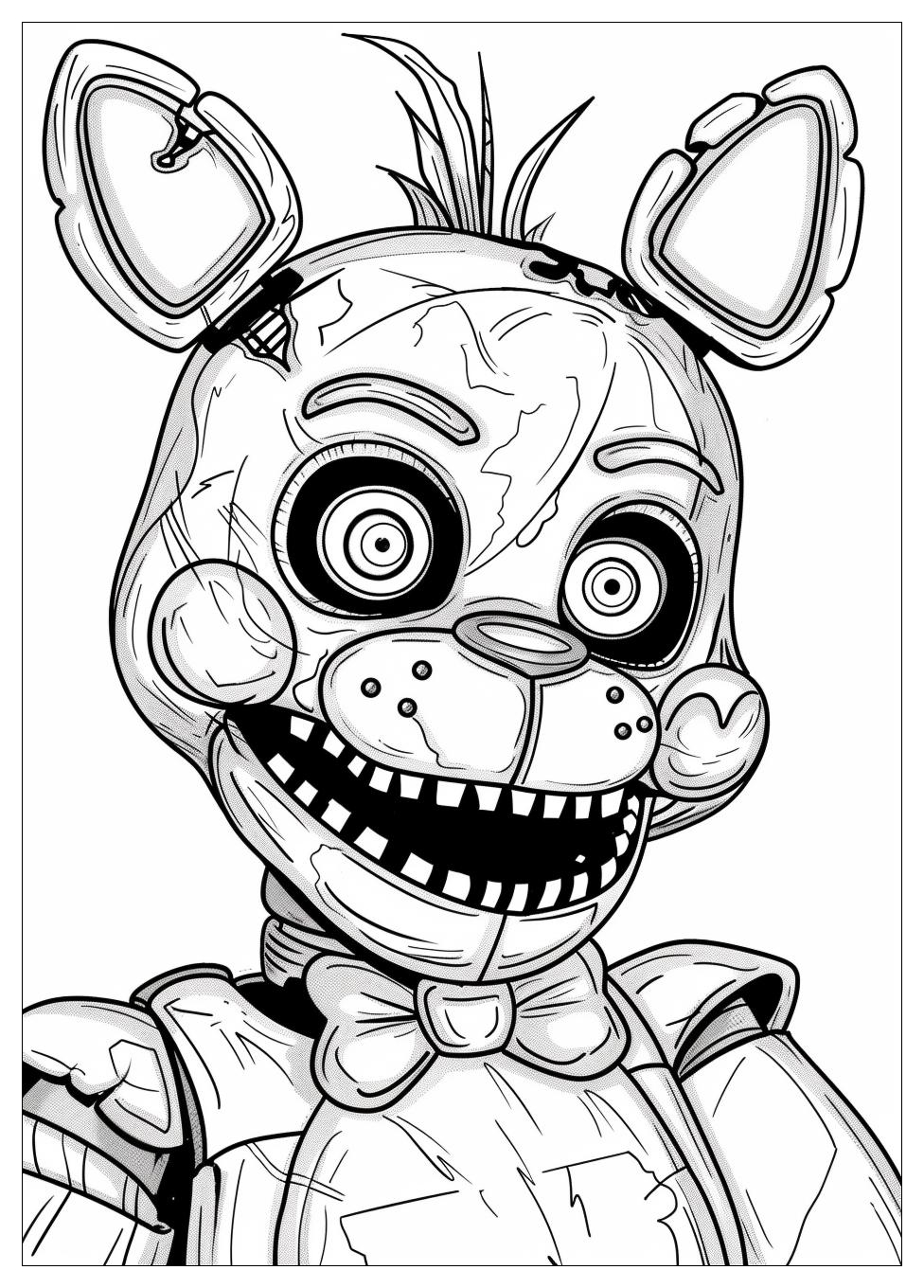 Five Nights At Freddys Coloring Pages-19