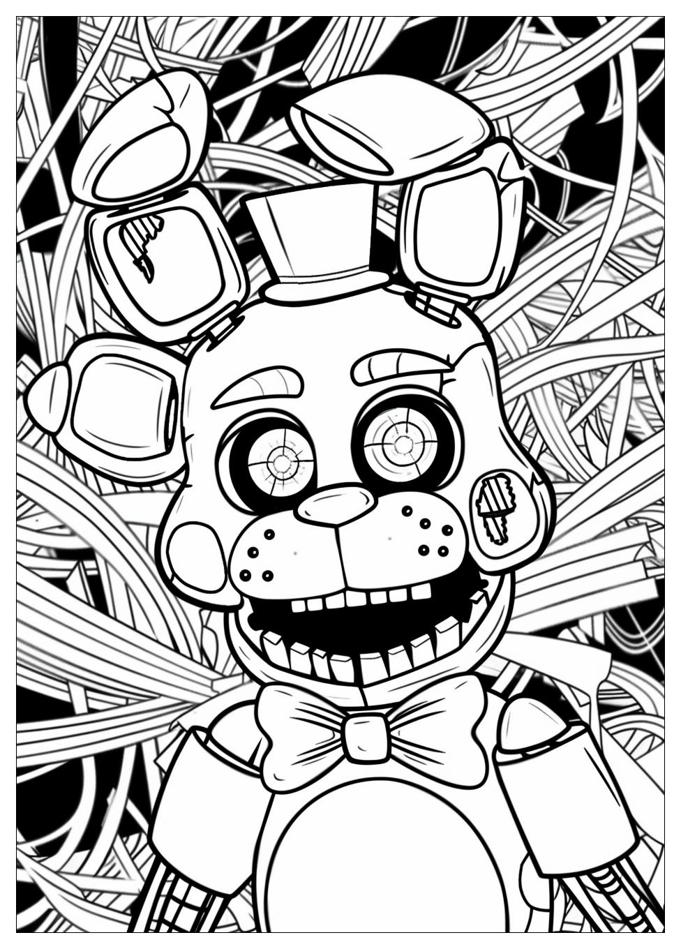 Five Nights At Freddys Coloring Pages-2