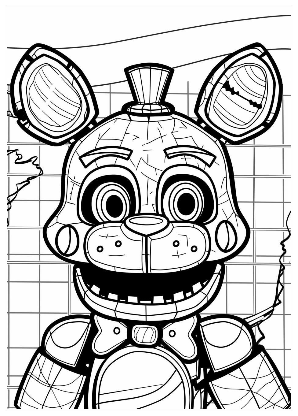 Five Nights At Freddys Coloring Pages-3