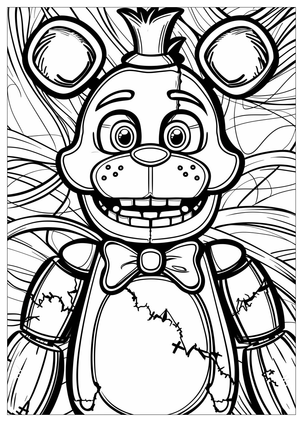 Five Nights At Freddys Coloring Pages-6