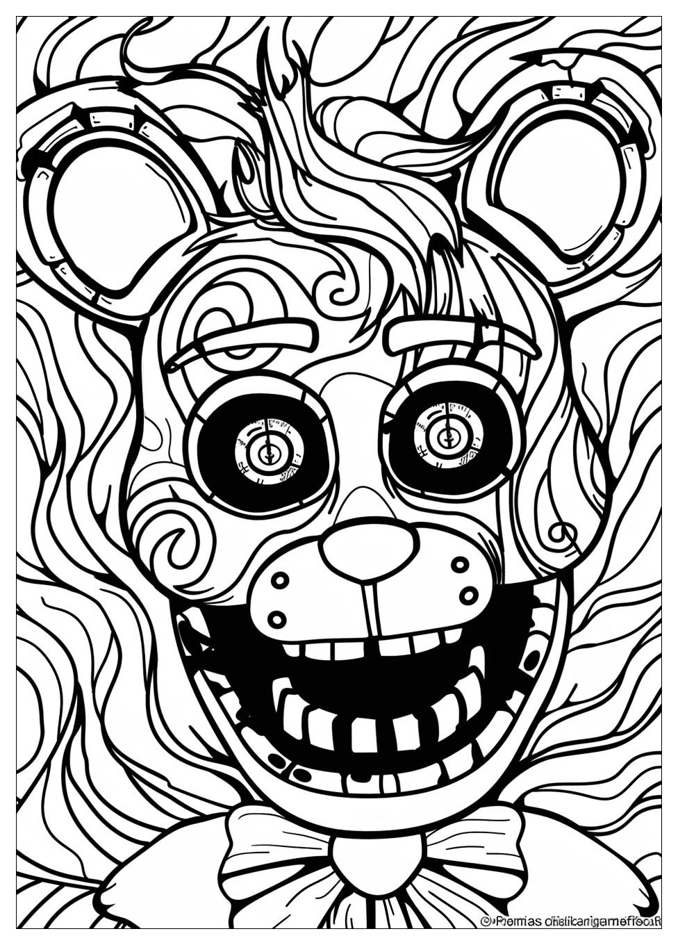 Five Nights At Freddys Coloring Pages-7