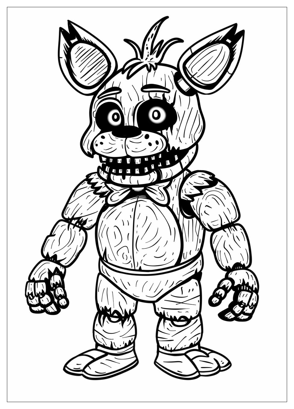 Five Nights At Freddys Coloring Pages-9