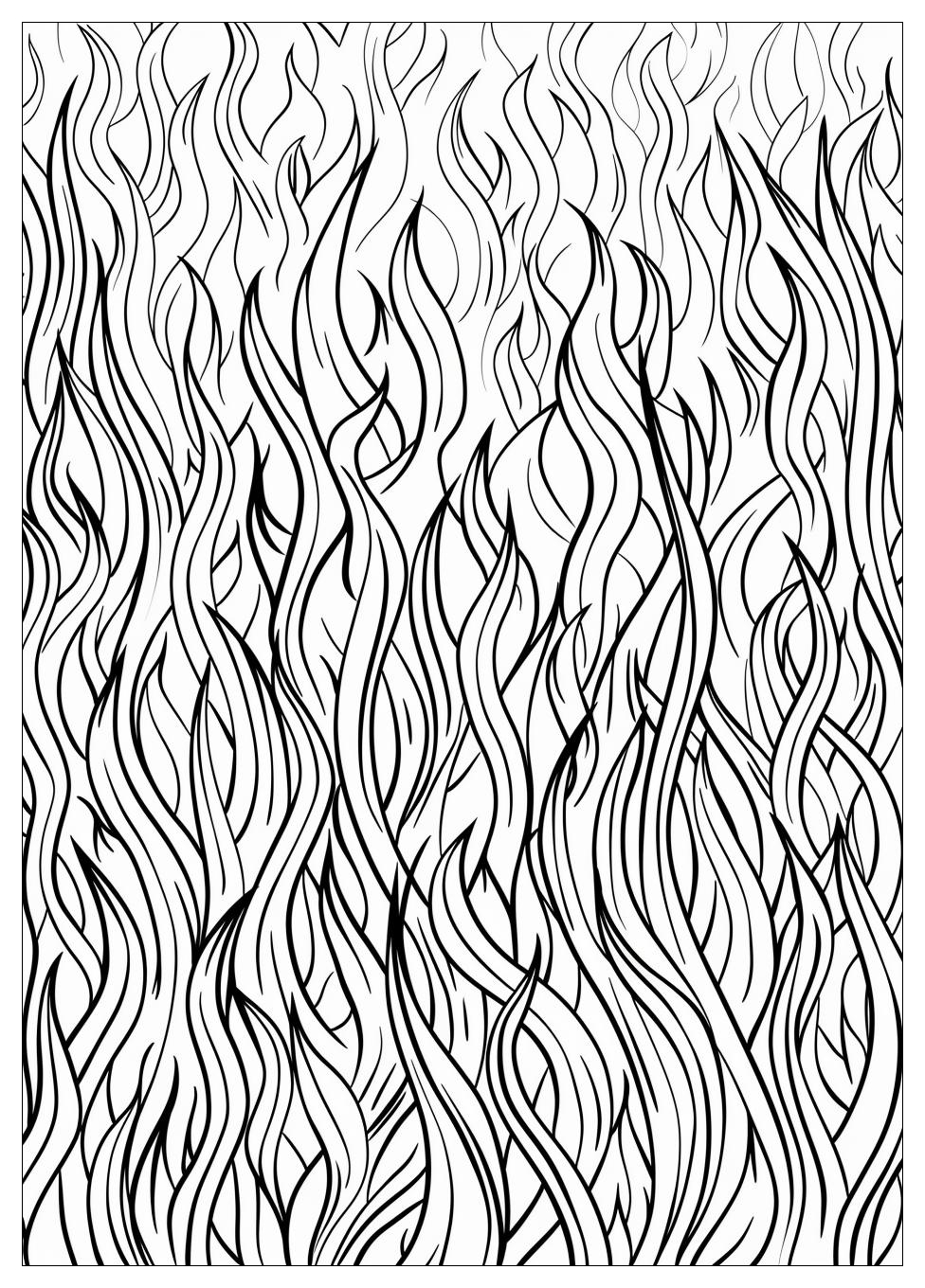 Flame Coloring Pages-13