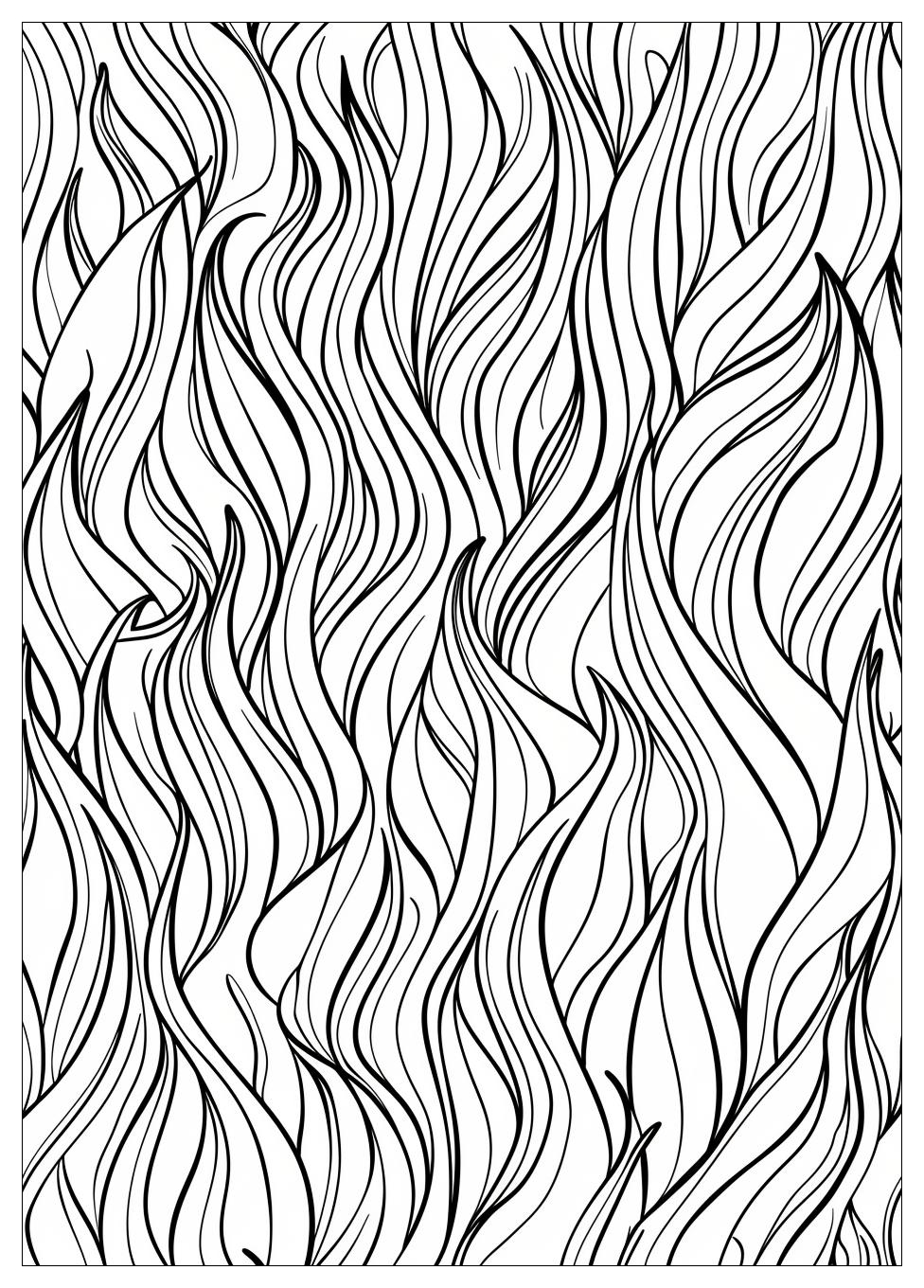 Flame Coloring Pages-15