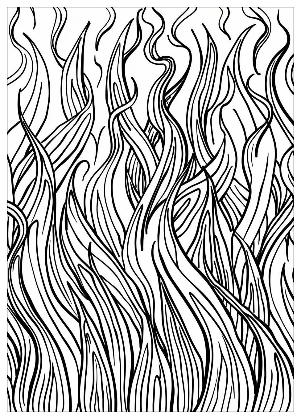 Flame Coloring Pages-17