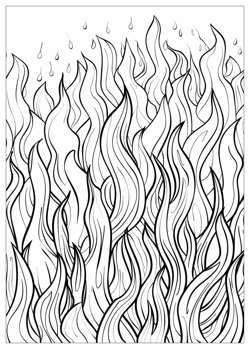 Flame Coloring Pages-4