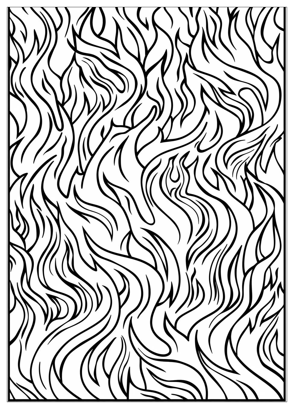 Flame Coloring Pages-5