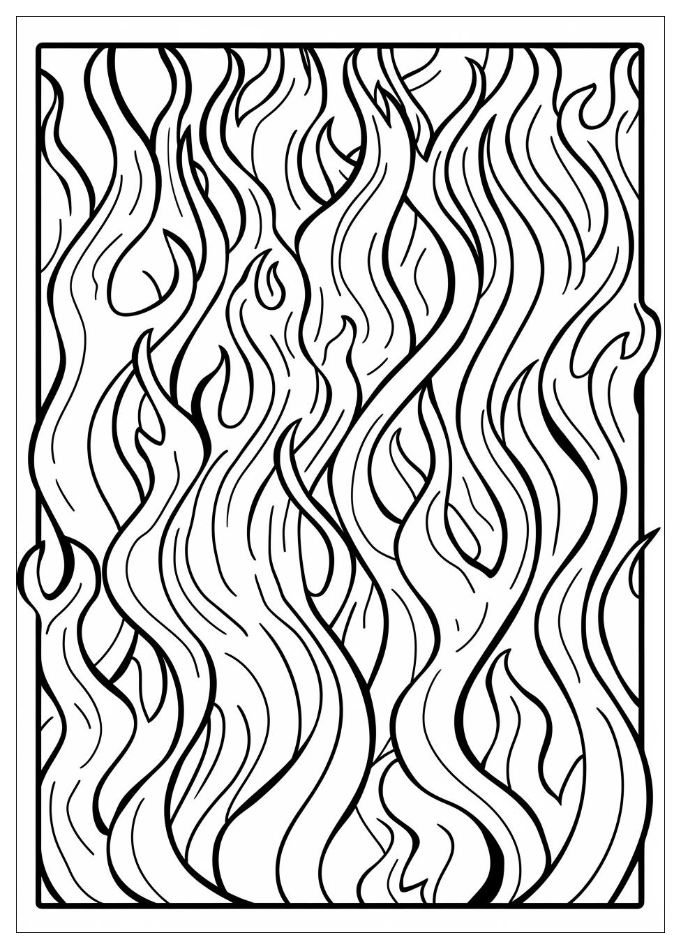 Flame Coloring Pages-6