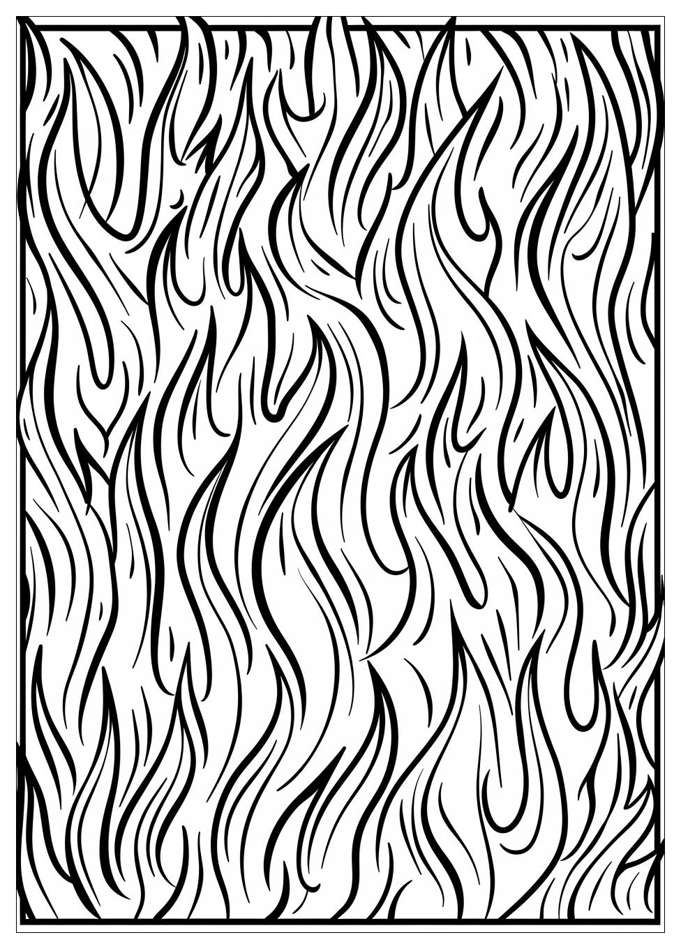 Flame Coloring Pages-7