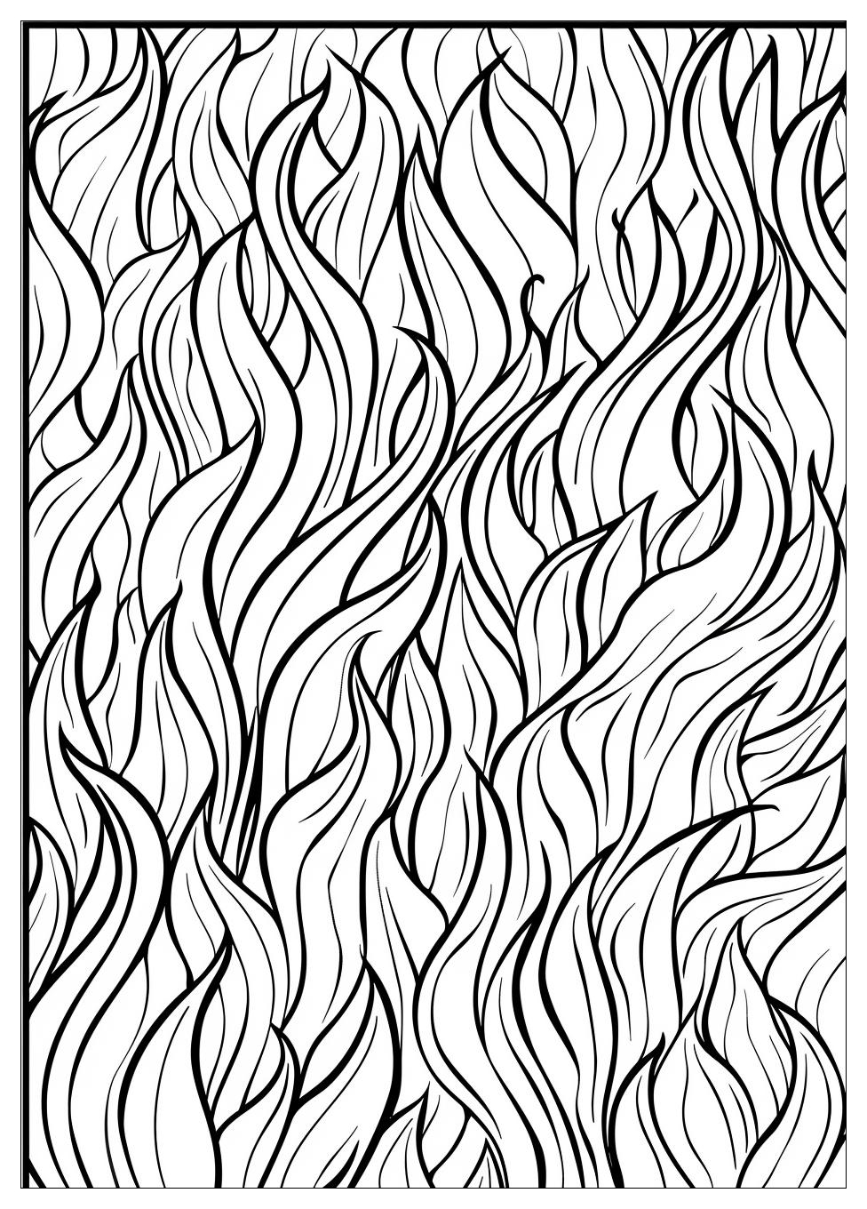 Flame Coloring Pages-8