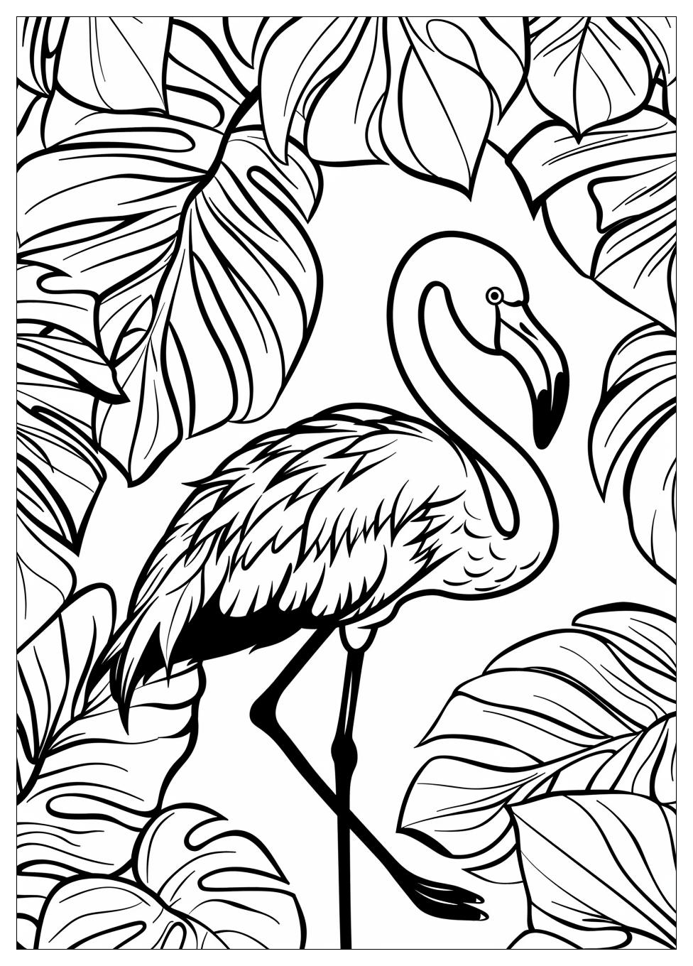 Flamingo Coloring Pages-1