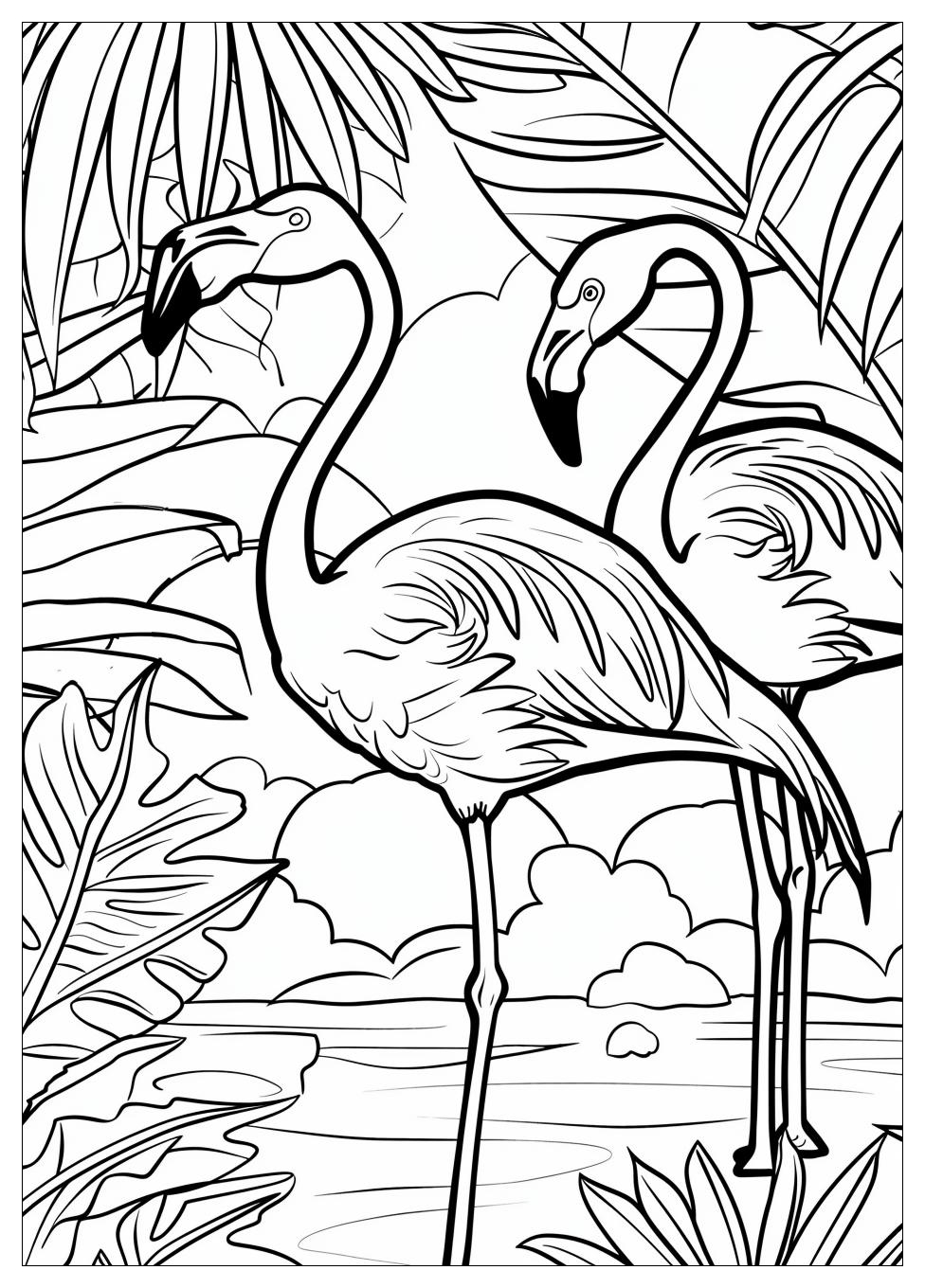 Flamingo Coloring Pages-12