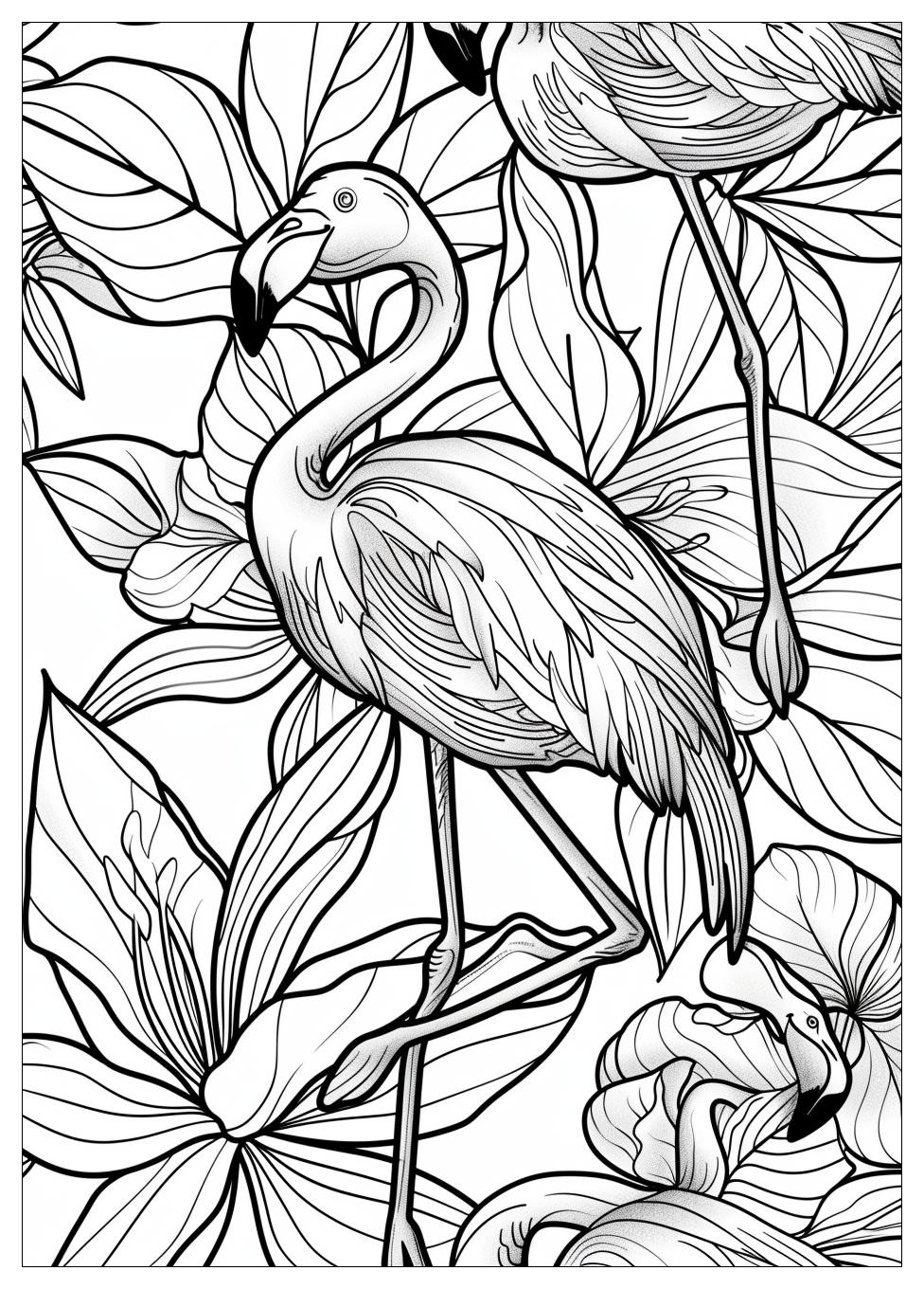 Flamingo Coloring Pages-14