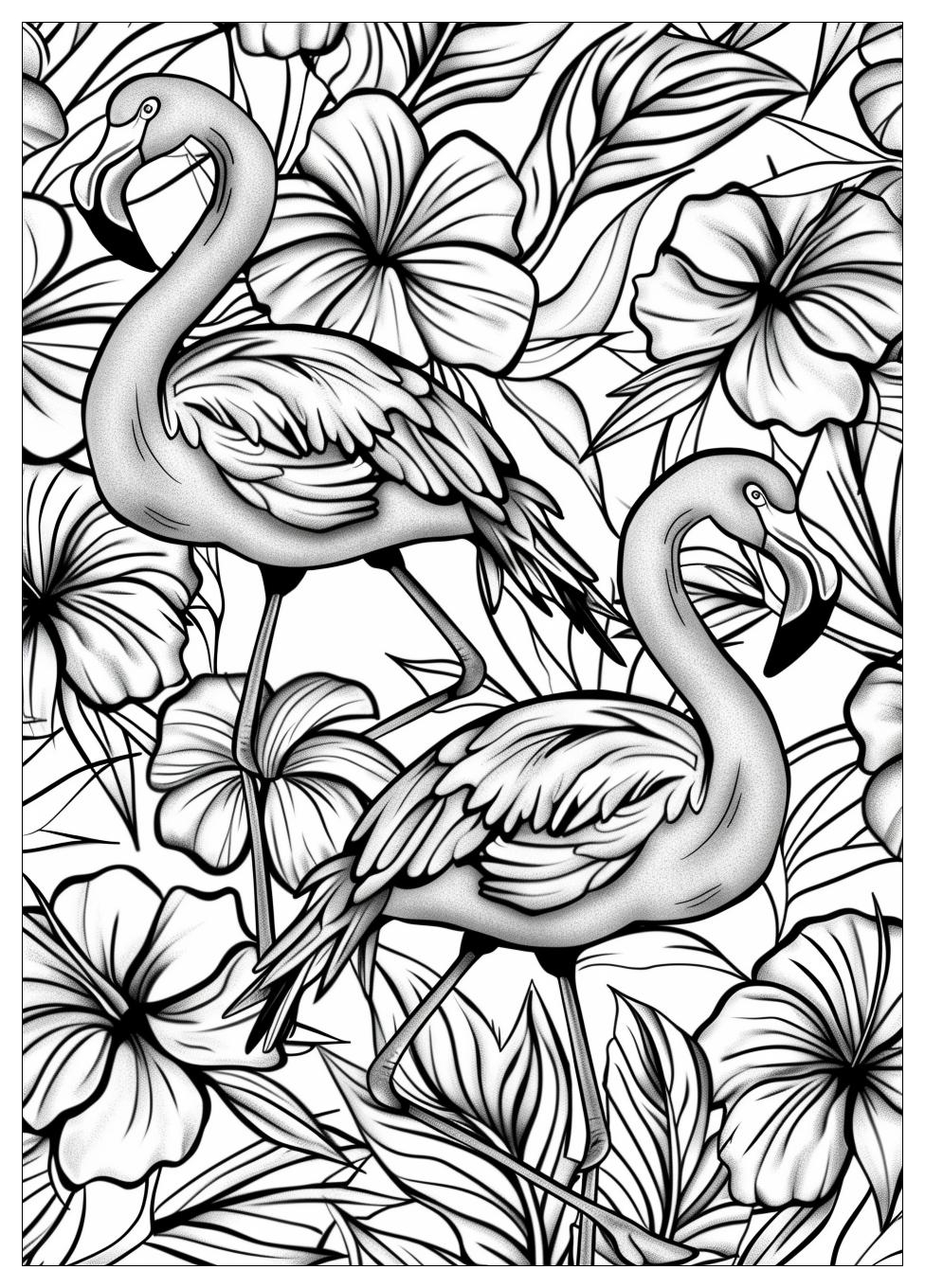 Flamingo Coloring Pages-16