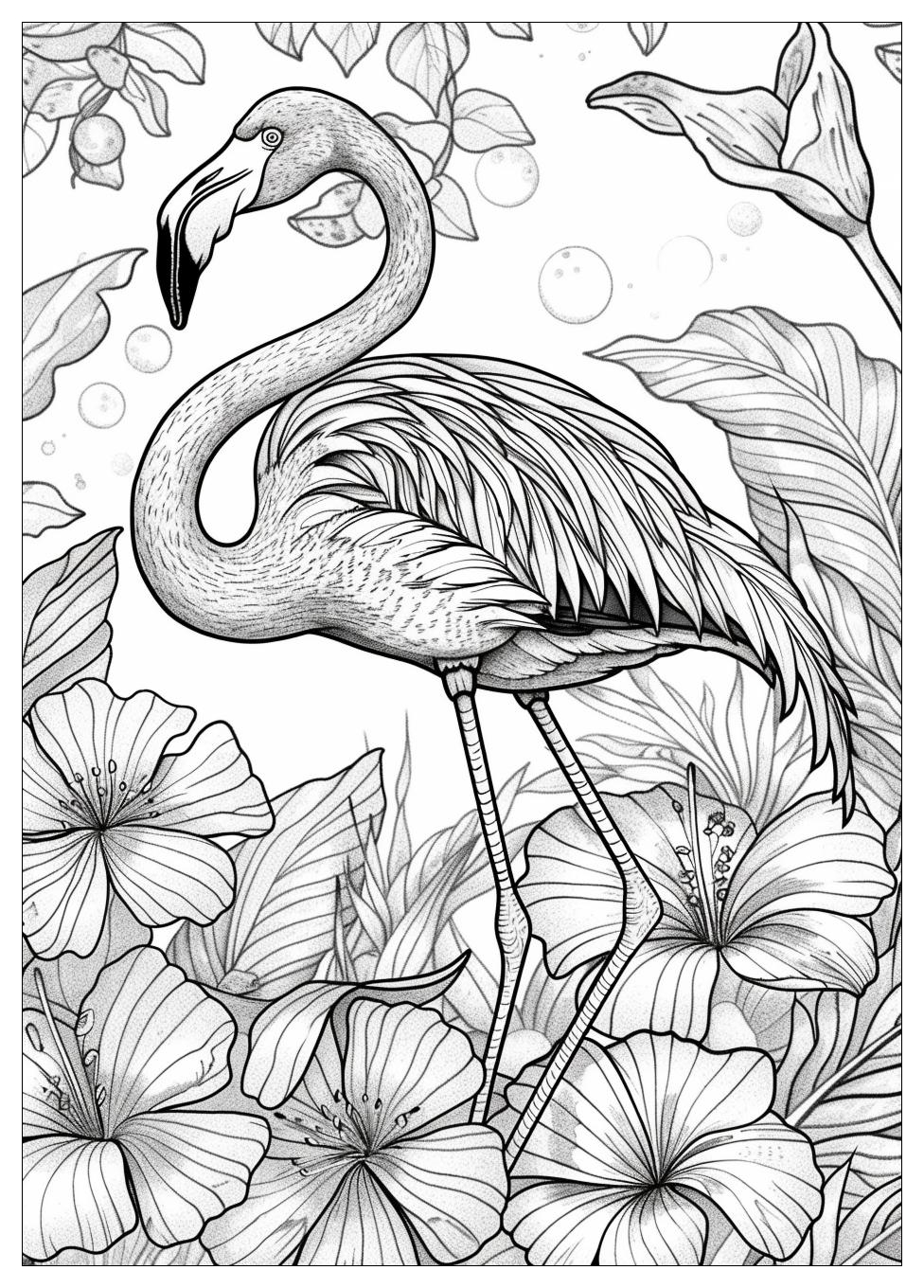 Flamingo Coloring Pages-17