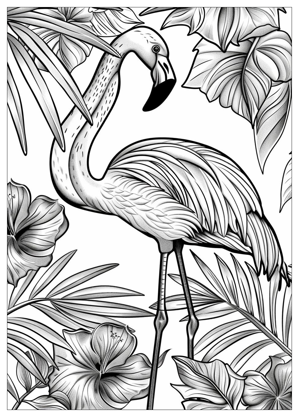 Flamingo Coloring Pages-18