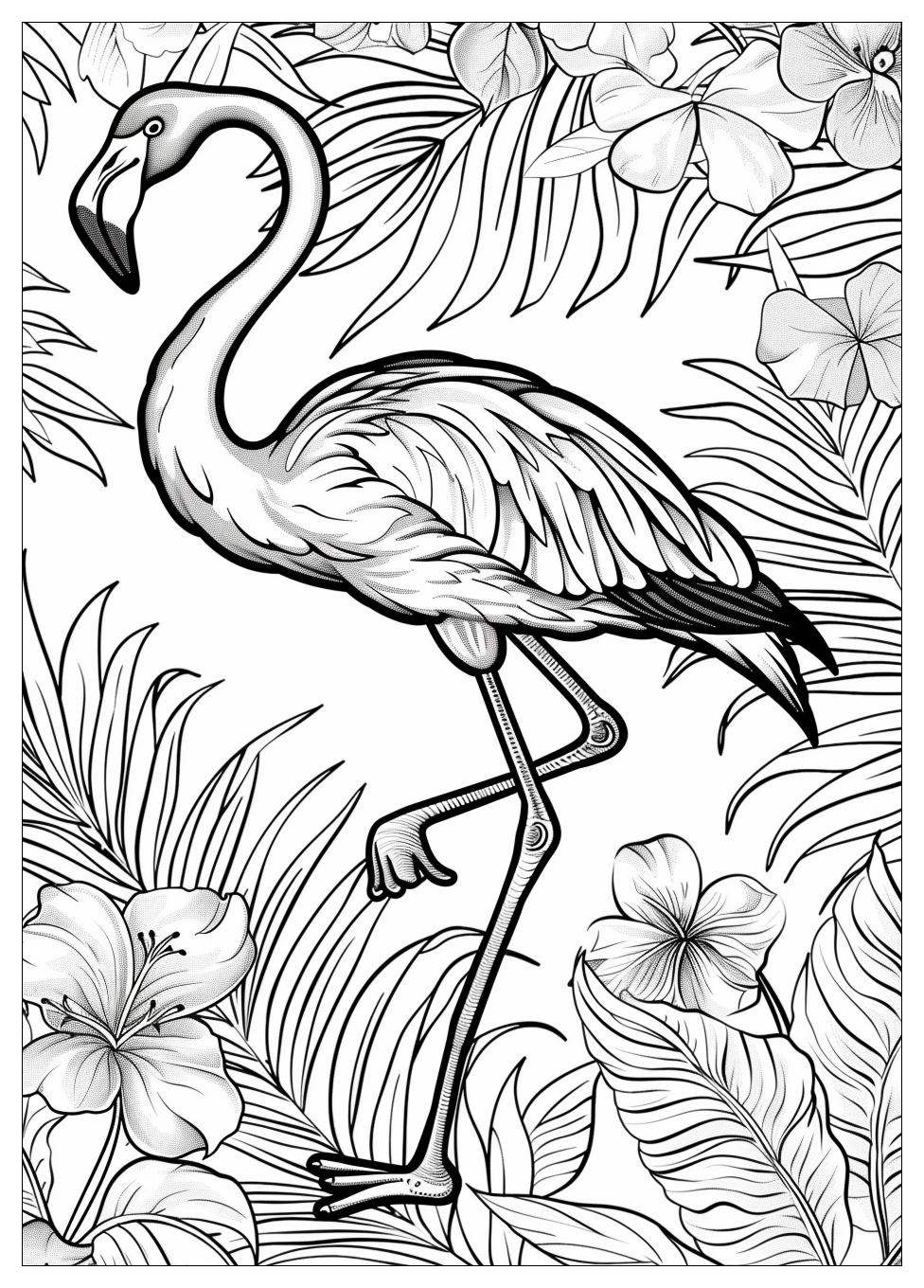 Flamingo Coloring Pages-19