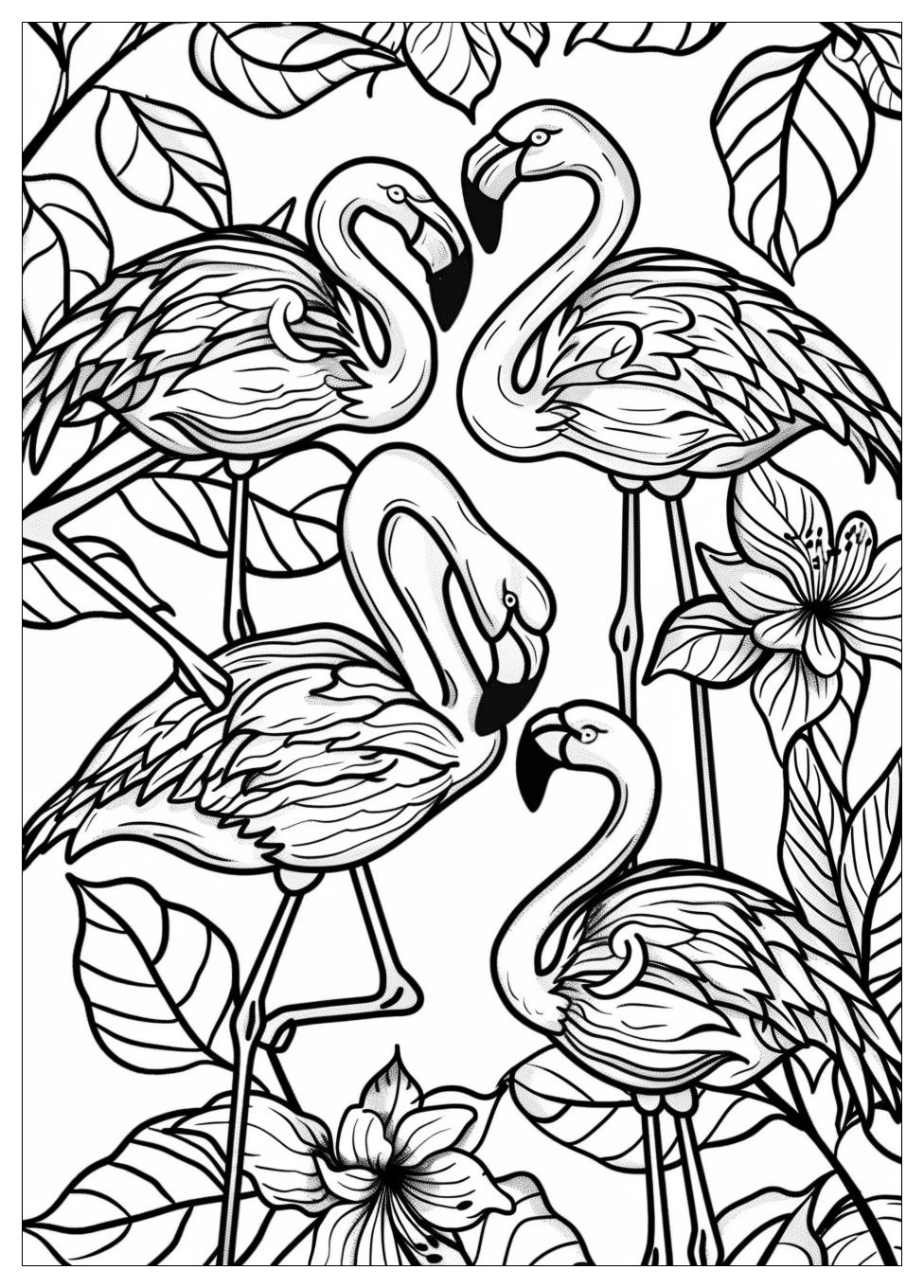 Flamingo Coloring Pages-20