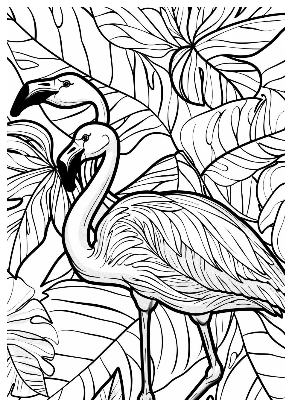 Flamingo Coloring Pages-4