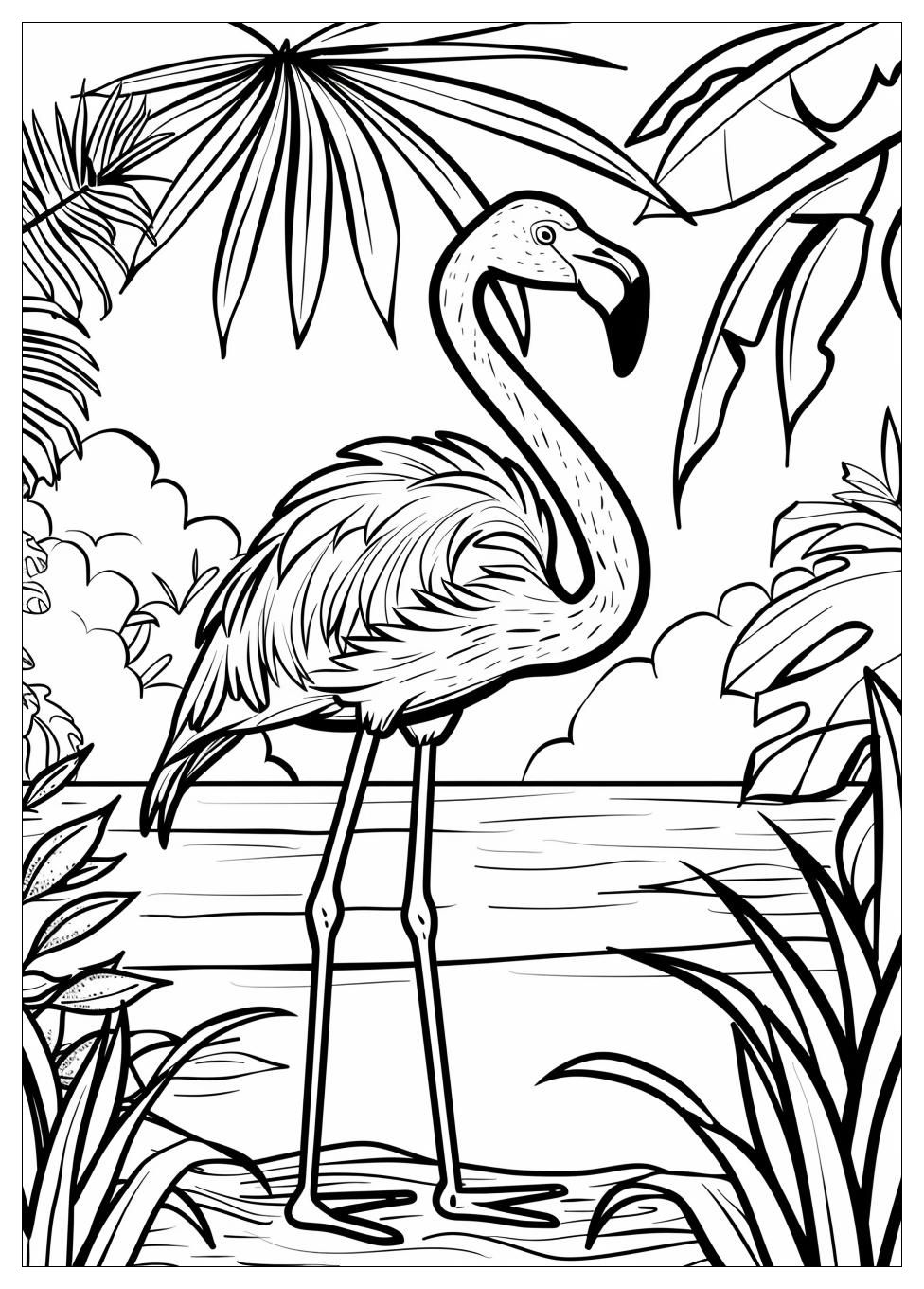 Flamingo Coloring Pages-5