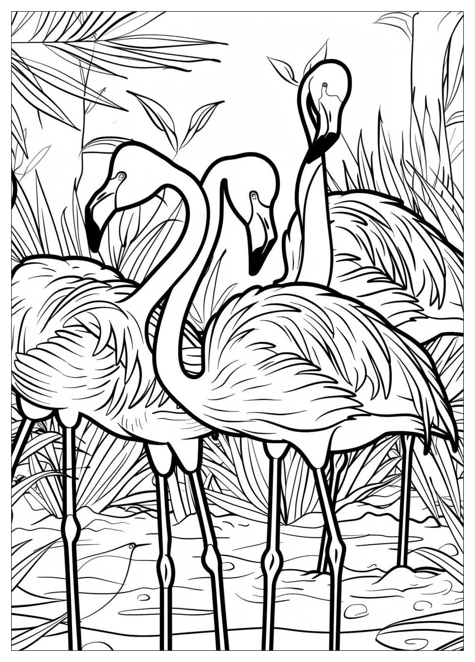 Flamingo Coloring Pages-6