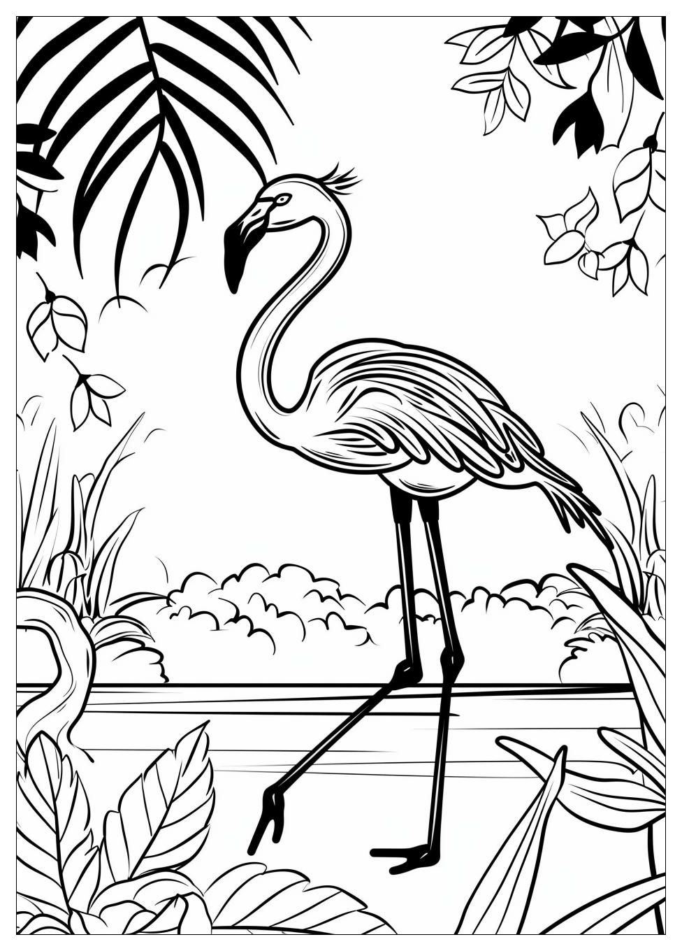 Flamingo Coloring Pages-7