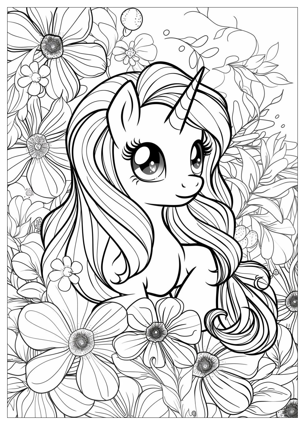 Fluttershy Coloring Pages-11