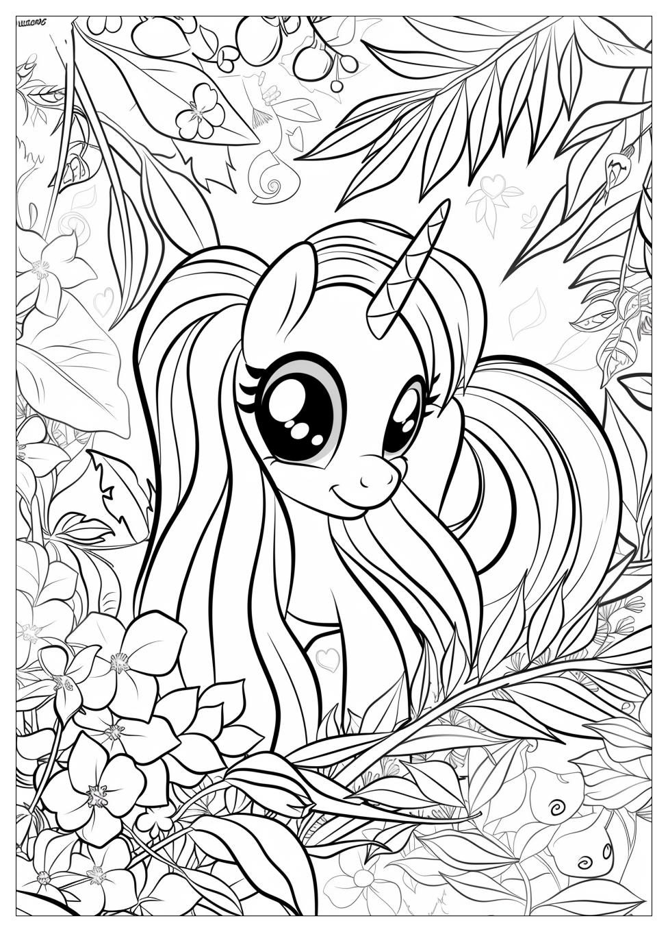 Fluttershy Coloring Pages-14